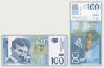 Никола Тесла. Сербия. 100 динаров (2003)